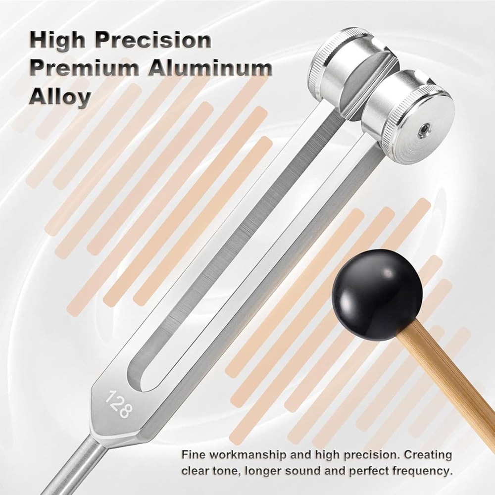 128Hz Tuning Fork Set - Stainl - Waxing Kit Home บทวิจารณ์และราคา