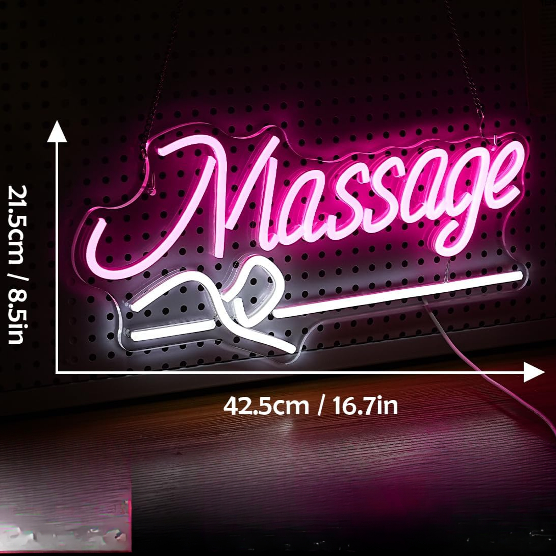 Massage Spa Open LED Neon Sign - Spa And Wellness Center บทวิจารณ์และราคา