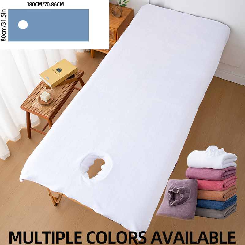 1Pc Beauty Bed Sheet with Hole - Spa And Wellness Center บทวิจารณ์และราคา
