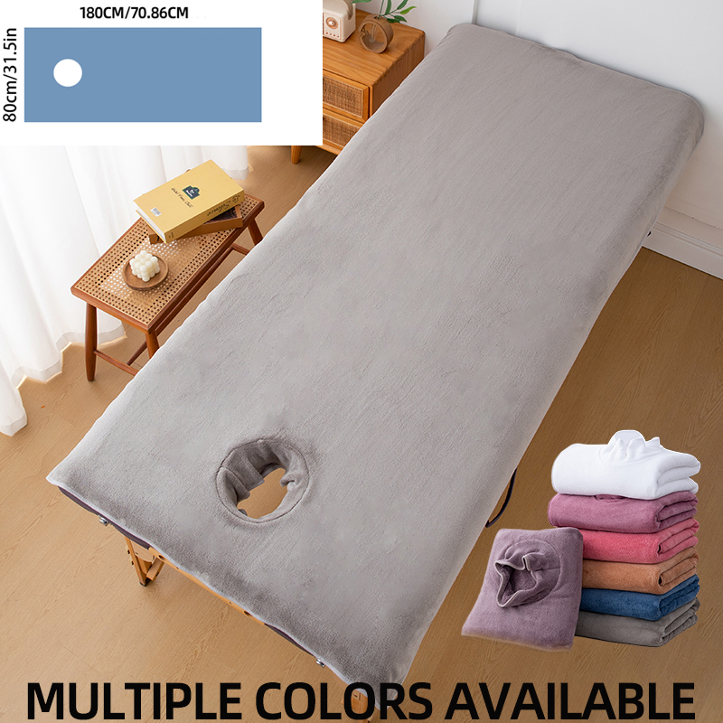 1Pc Beauty Bed Sheet with Hole - Spa And Wellness Center บทวิจารณ์และราคา