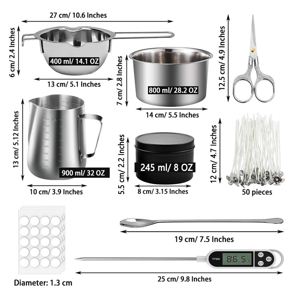 Glintmos DIY Candle Making Kit - Waxing Kit Home บทวิจารณ์และราคา