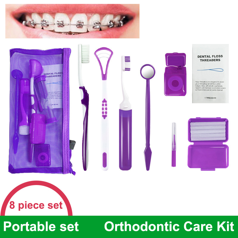 8pcs/set Dental Care Brush Kit - Waxing Kit Home บทวิจารณ์และราคา