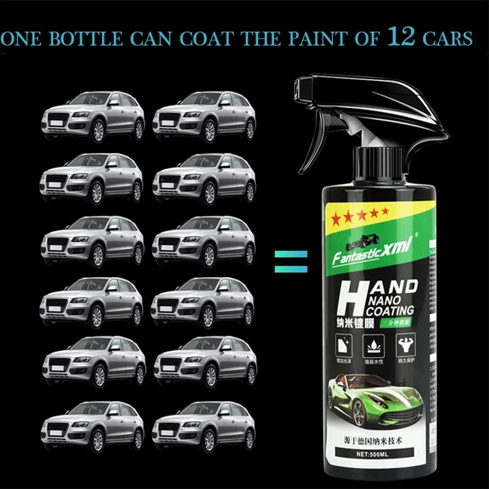 500Ml Nano Ceramic Car Coating - Waxing Kit Home บทวิจารณ์และราคา