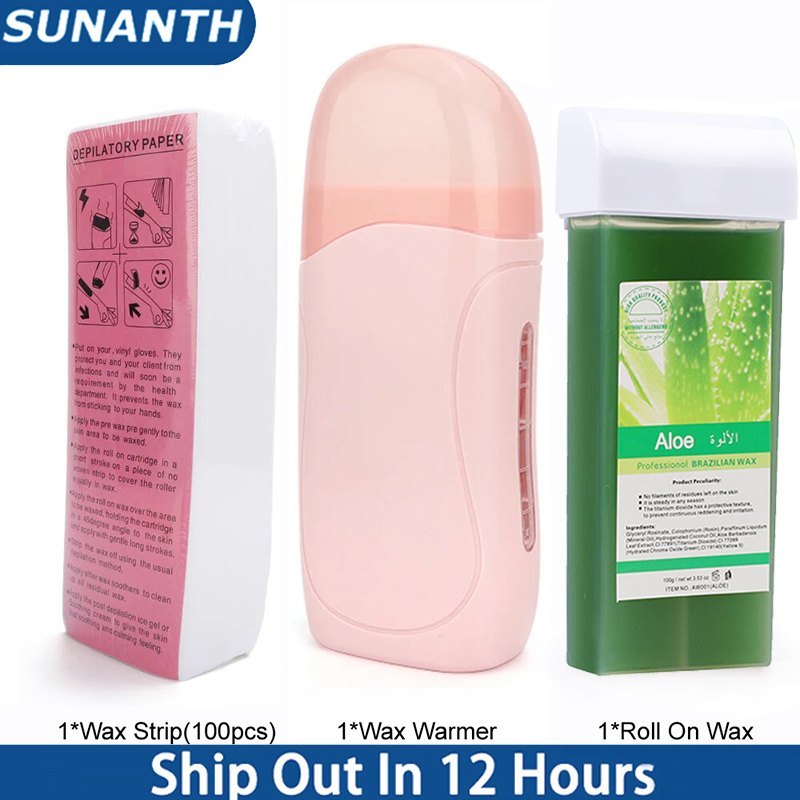 Roll On Waxing Kit For Hair Re - Waxing Kit Home บทวิจารณ์และราคา