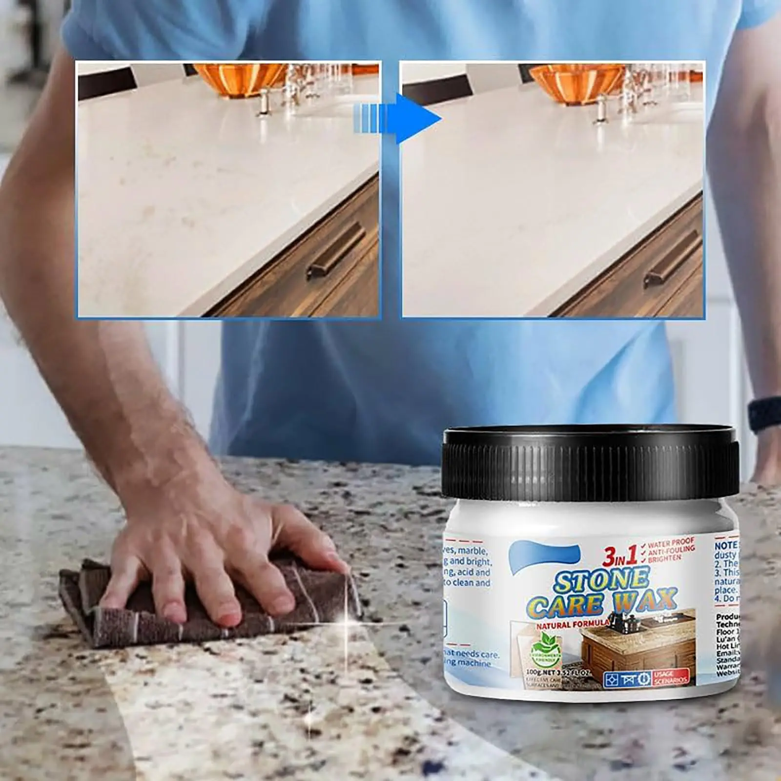 Marble Floor Polishing Kit Pow - Waxing Kit Home บทวิจารณ์และราคา