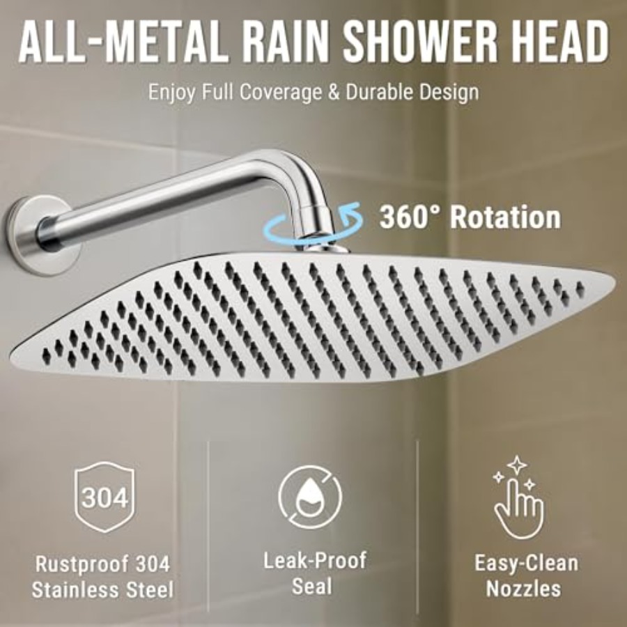 All Metal Extra Large Rain Sho - Spa & Wellness Center Hotel Solverde บทวิจารณ์และราคา